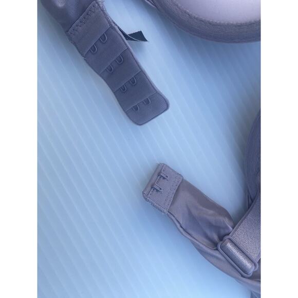 Victoria's Secret Bra Womens 34D Purple Very Sexy Push Up Rhinestone Logo Strap - Picture 5 of 12